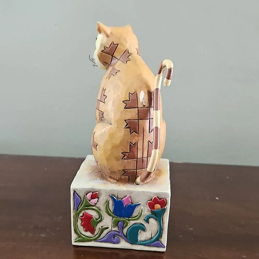 Jim Shore Vintage "Jasper" Cat Figurine - Picture 3 of 8